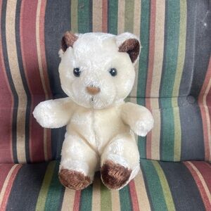 1986 Animal Toys Inc. teddy bear cream and Brown